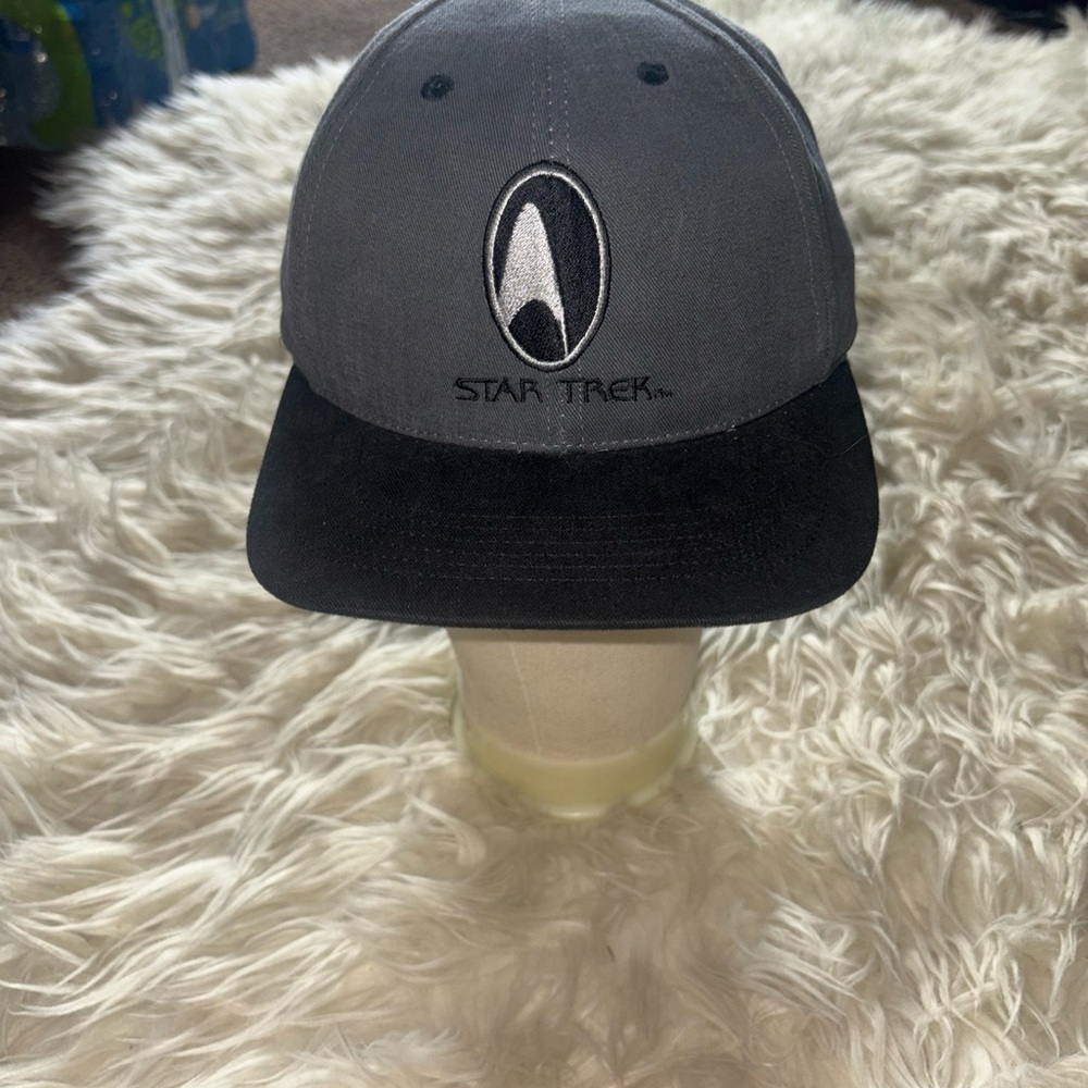 Star Trek Embroidered Logo Baseball Cap - Gray & Black